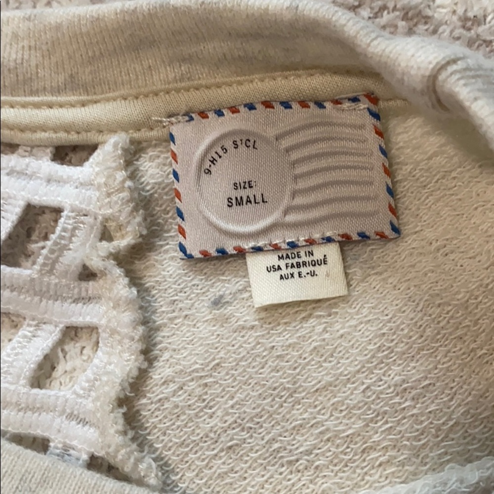 Pilcro and the Letterpress Garden Lace Pullover - Picture 8 of 10
